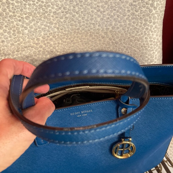Henri Bendel Teal Tote - Picture 7 of 8